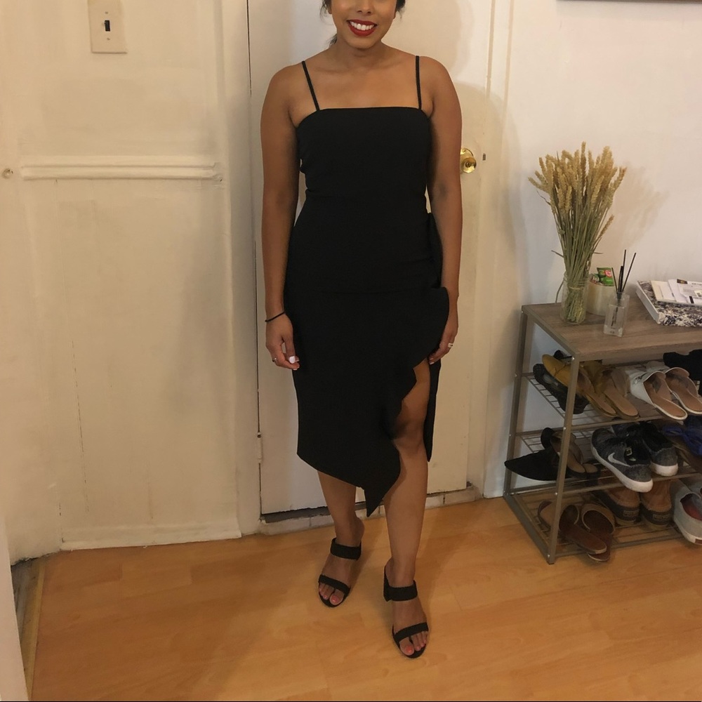 Bardot black Carmelle midi dress